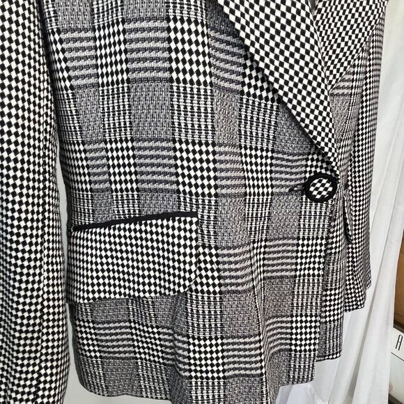 The Limited Blazer Jacket Checkered Gingham Vintage 80s 90s Ladies Size 8 USA - Picture 3 of 6